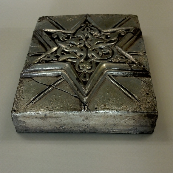 Sid Dickens S-207 Memory-Block tile, silver "Star of Zanzibar" *Rare & Retired* - Picture 5 of 8